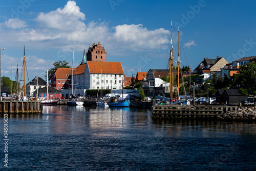Middelfart harbor view