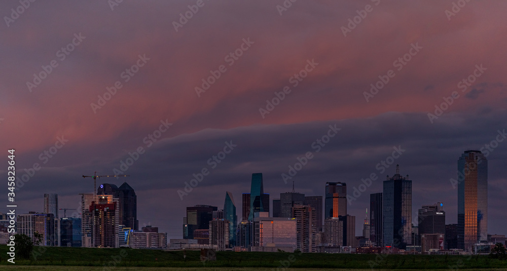 Fototapeta premium Downtown Dallas Skyline
