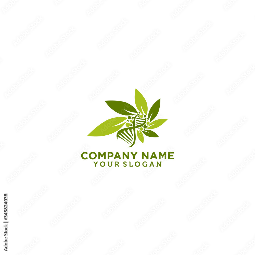DNA Natural Health Care Logo Template