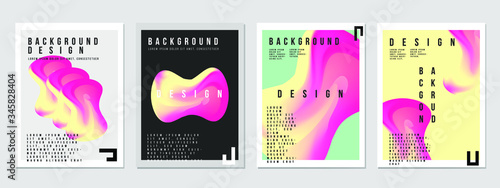 abstract background Poster template.Trendy Abstract gradient Colorful and vivid Geometric and liquid Vector Illustration with Typography for Cover, book, social media story,Magazine, and Page Layout 