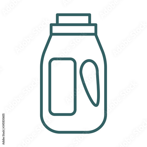 disinfectant plastic gallon bottle product line style