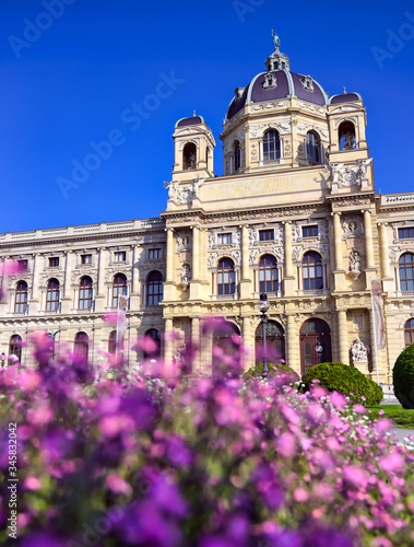 Vienna, Austria - May 18, 2019 - The Kunsthistorisches Museum or Museum of Fine Art located in Vienna, Austria.