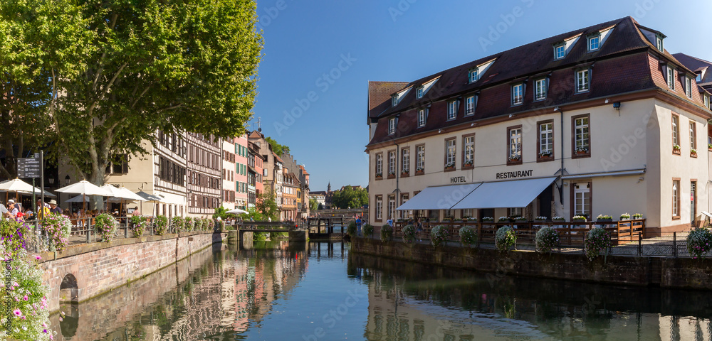 Summer photography of Petite France in Strasbourg