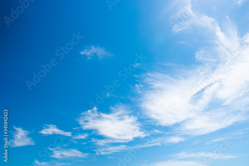 blue sky with clouds