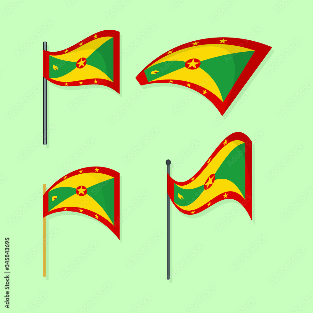Grenada national flag Grenada national flag