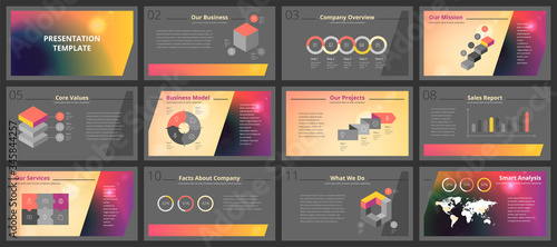 Business presentation templates