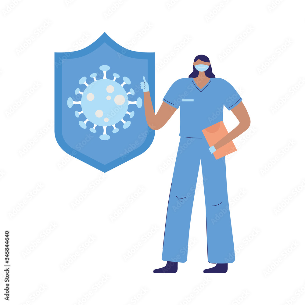 thanks doctors nurses, female nurse medical mask report protection thanks doctors nurses, female nurse medical mask report protection