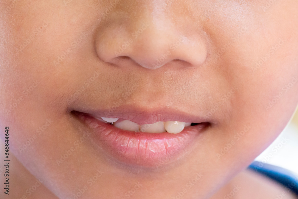 Close-up of smiling Asian girls' faces in Thailand. Close-up of smiling Asian girls' faces in Thailand.