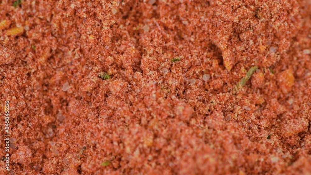 Portion of rotating Tomato Powder (seamless loopable) Portion of rotating Tomato Powder (seamless loopable)