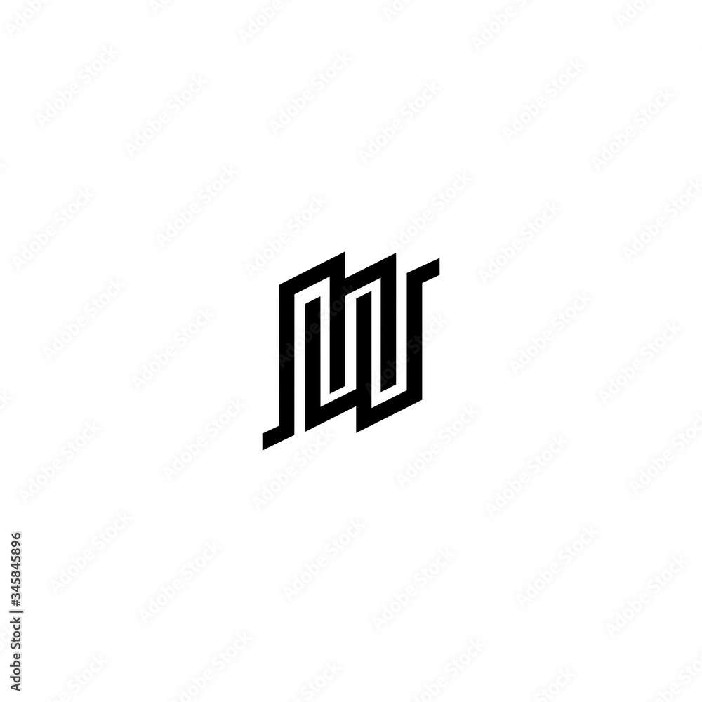 MW WM Letter Logo Design Template MW WM Letter Logo Design Template