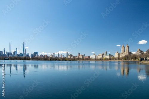 View of new York City and The Lake 