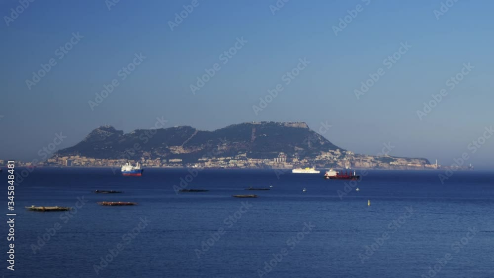 WS Gibraltar with Bay of Algeciras in foreground WS Gibraltar with Bay of Algeciras in foreground