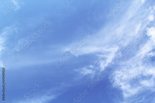 Fototapeta Naklejka Na Ścianę i Meble -  Blue sky and white clouds background.