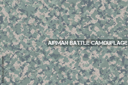Airman Battle Camouflage, Highly sophisticated camouflage to destroy visibility. Tactics to hide enemy. For missions in Air Force Base and in civil war.