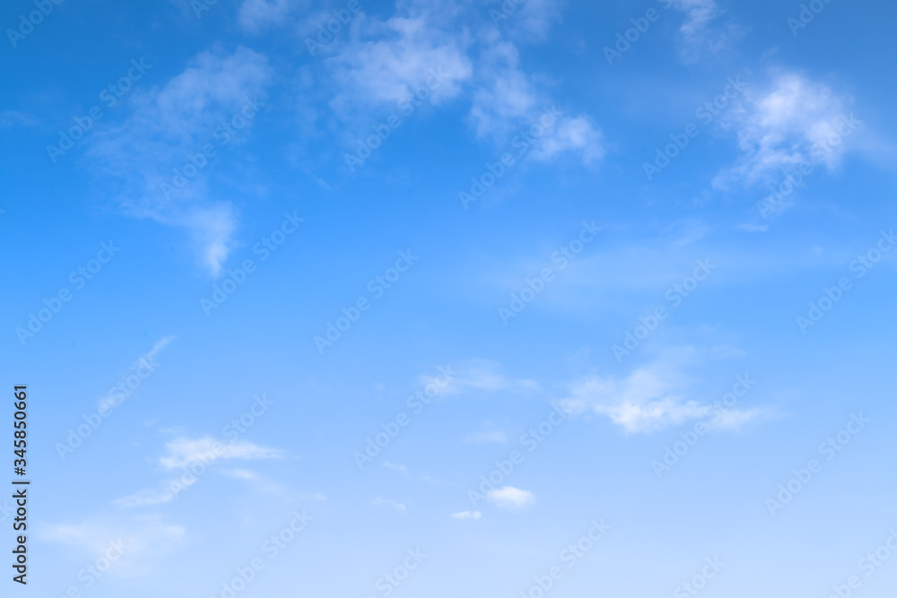 Fototapeta premium blue sky with beautiful natural white clouds 