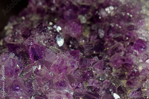 Amethyst is a beautiful colored gemstone. naturally 