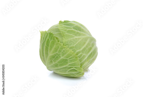 Cabbage on a white background