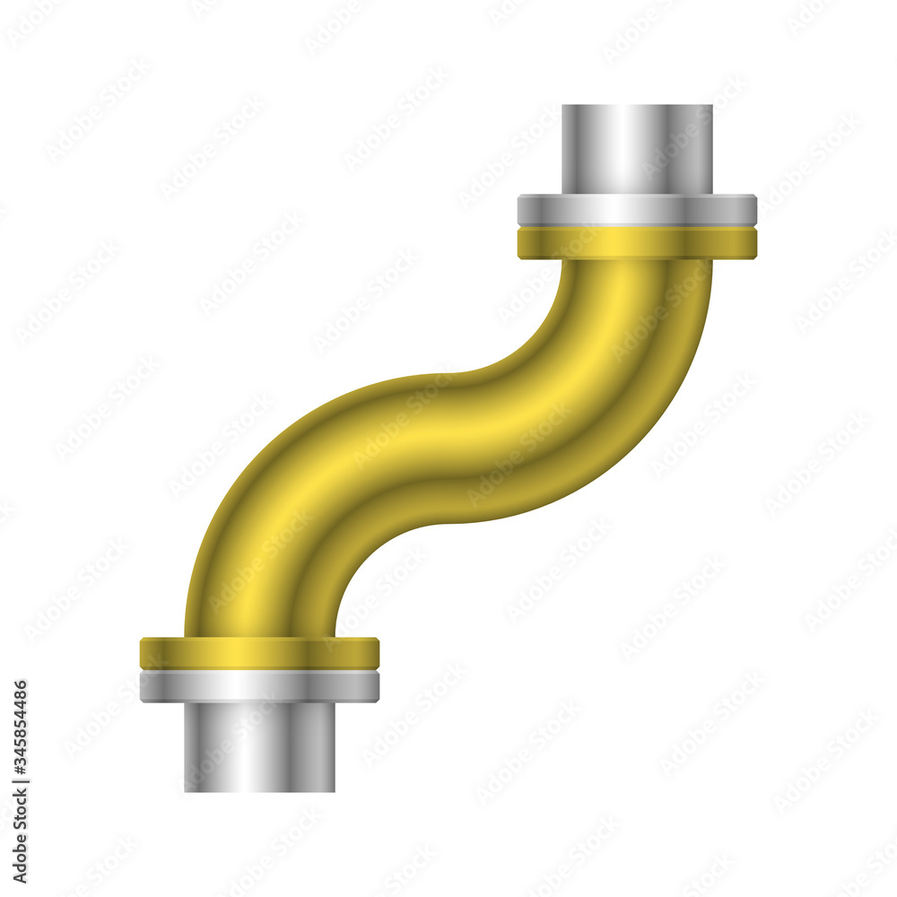 Pipe vector. Made from steel or metal connection by flange fitting fixing by screw and bolt. Part for pipeline construction to transportation oil and gas in industry, water in plumbing and irrigation. Pipe vector. Made from steel or metal connection by flange fitting fixing by screw and bolt. Part for pipeline construction to transportation oil and gas in industry, water in plumbing and irrigation.