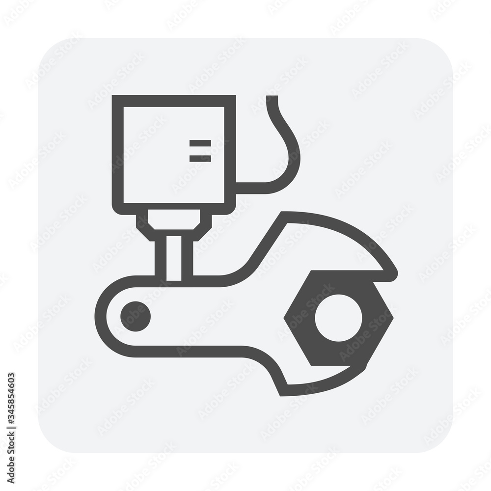 pipe testing icon pipe testing icon