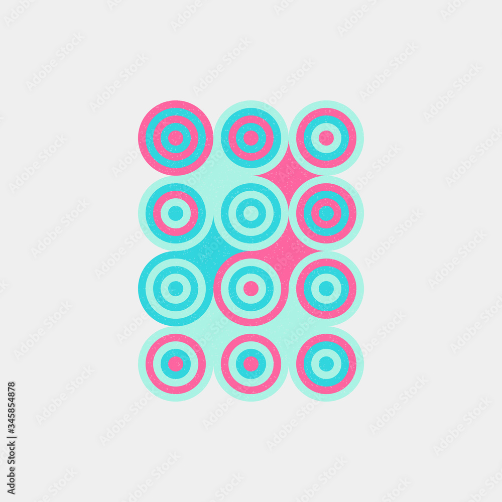 Colour Dots Universe Logo art design illustration Colour Dots Universe Logo art design illustration