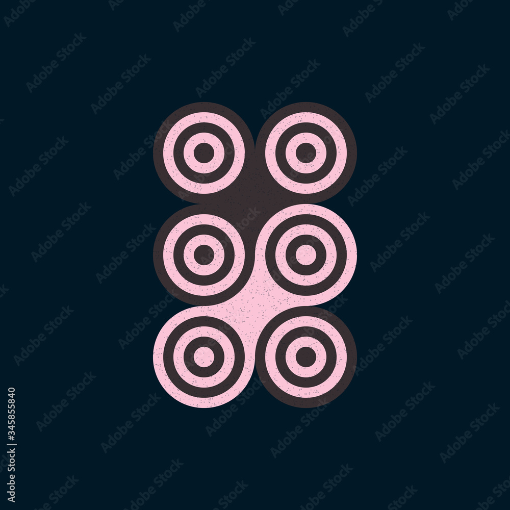 Colour Dots Universe Logo art design illustration Colour Dots Universe Logo art design illustration