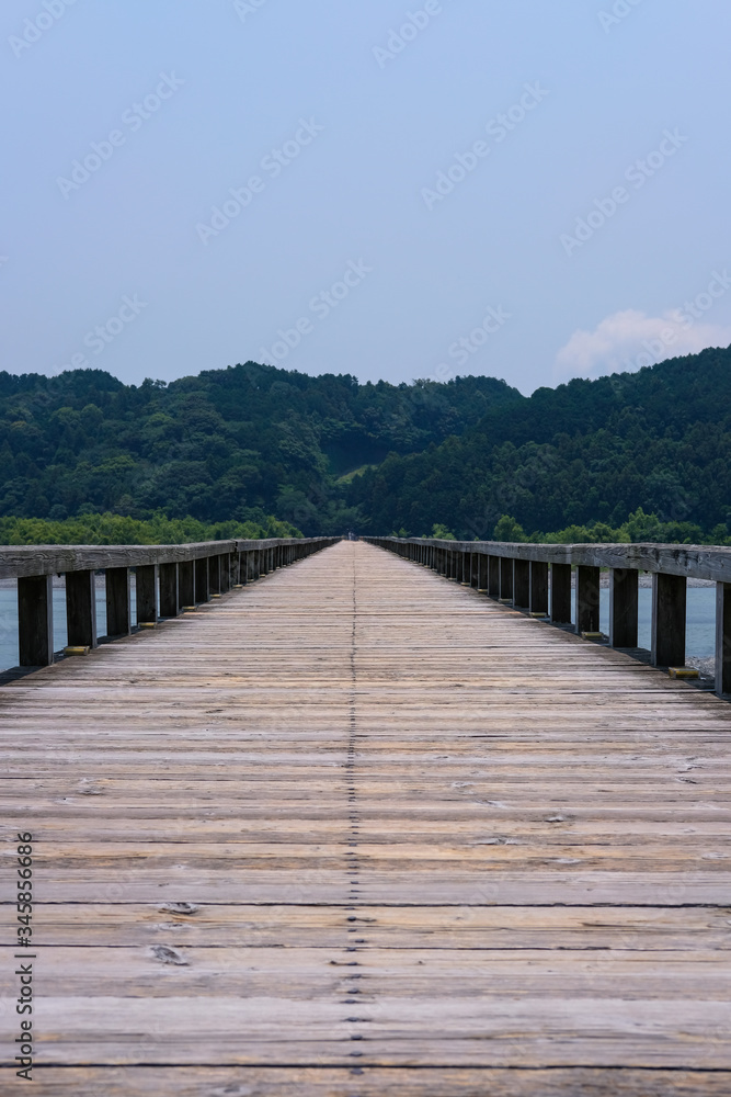 静岡県の蓬莱橋