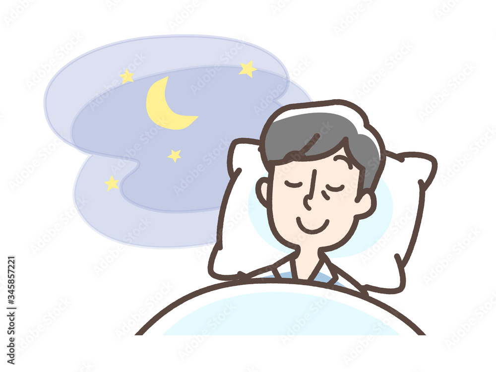 Fototapeta premium 良質な睡眠 男性