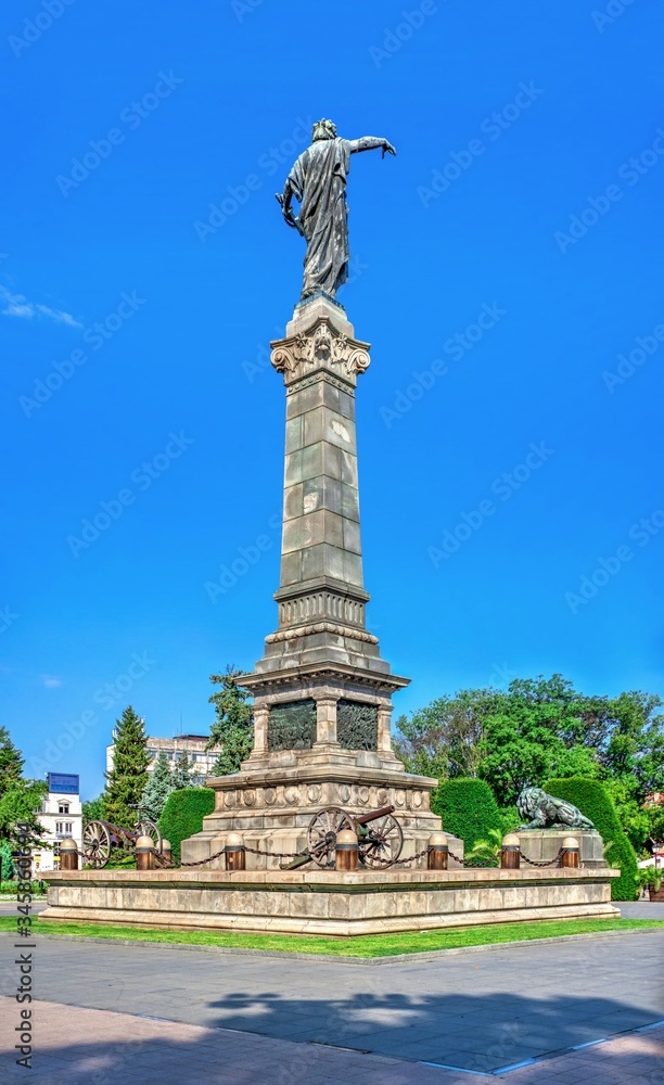 Fototapeta premium Freedom Monument in the city of Ruse, Bulgaria