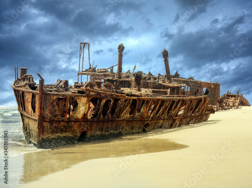 maheno shipwreck Fraser Island Australia