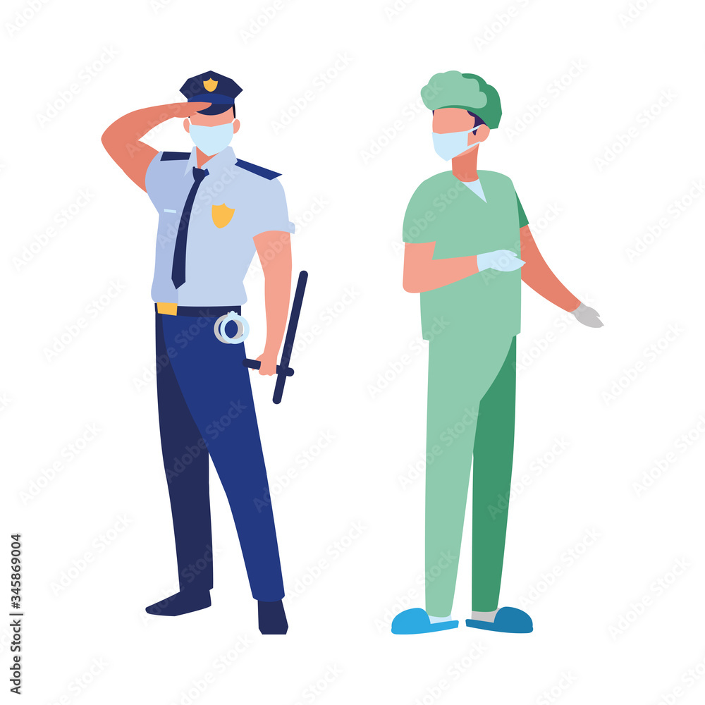 professional men wearing face mask professional men wearing face mask