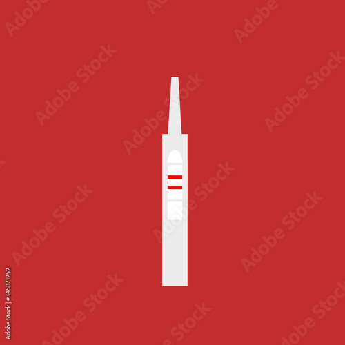 Vector illustration of a pregnancy tester
