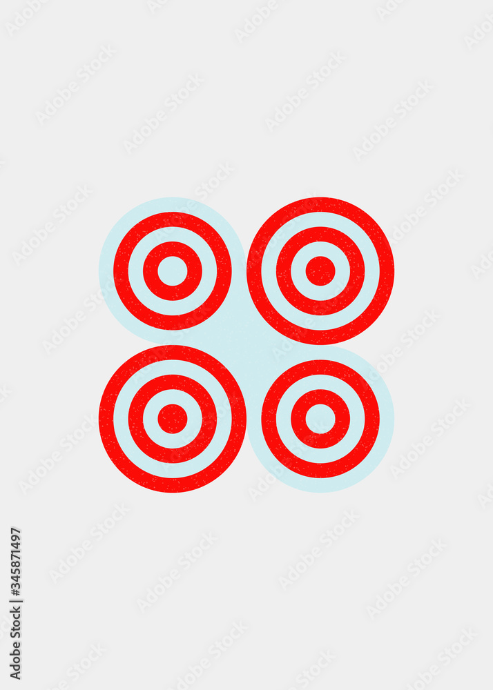 Colour Dots Universe Logo art design illustration