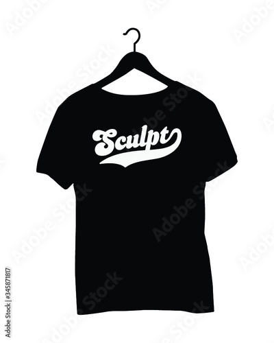 T-shirt design - Sculpt