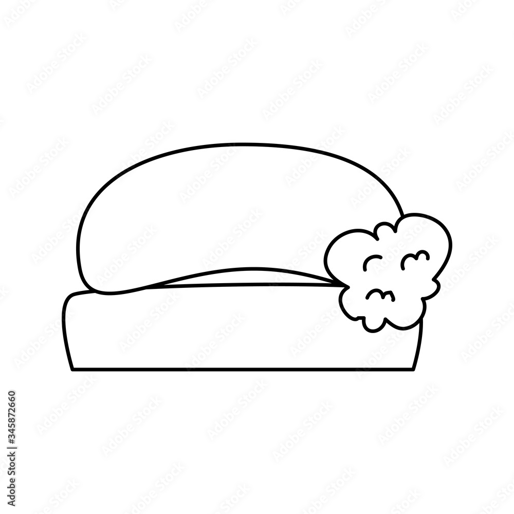 soap bar with foam isolated icon vector illustration design soap bar with foam isolated icon vector illustration design