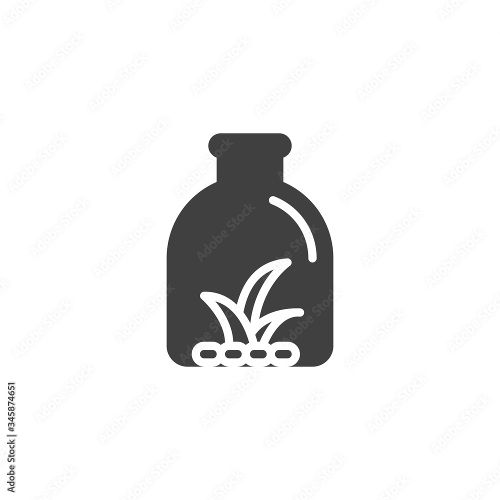 Decorative flower vase vector icon. filled flat sign for mobile concept and web design. Plant in glass vase glyph icon. Symbol, logo illustration. Vector graphics Decorative flower vase vector icon. filled flat sign for mobile concept and web design. Plant in glass vase glyph icon. Symbol, logo illustration. Vector graphics