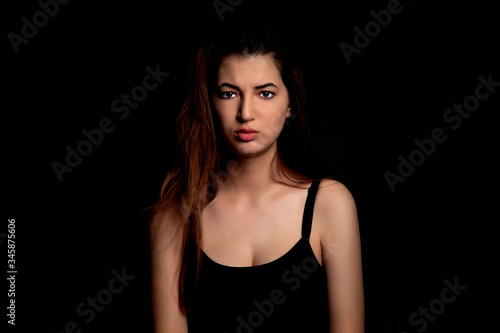 depressed girl experiencing mental breakdown