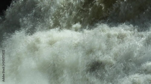 Wadsworth Falls in Rockfall, Connecticut, in springtime.
