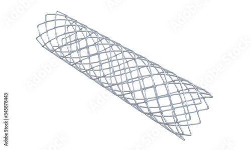 3d illustration of Heart stent

