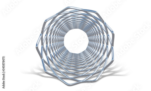 3d illustration of Heart stent

 photo