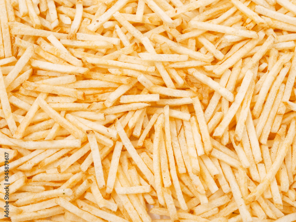 background of golden potato chips for beer background of golden potato chips for beer