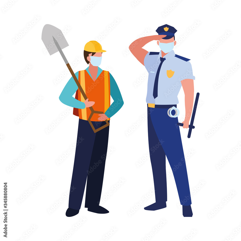 professional men wearing face mask professional men wearing face mask