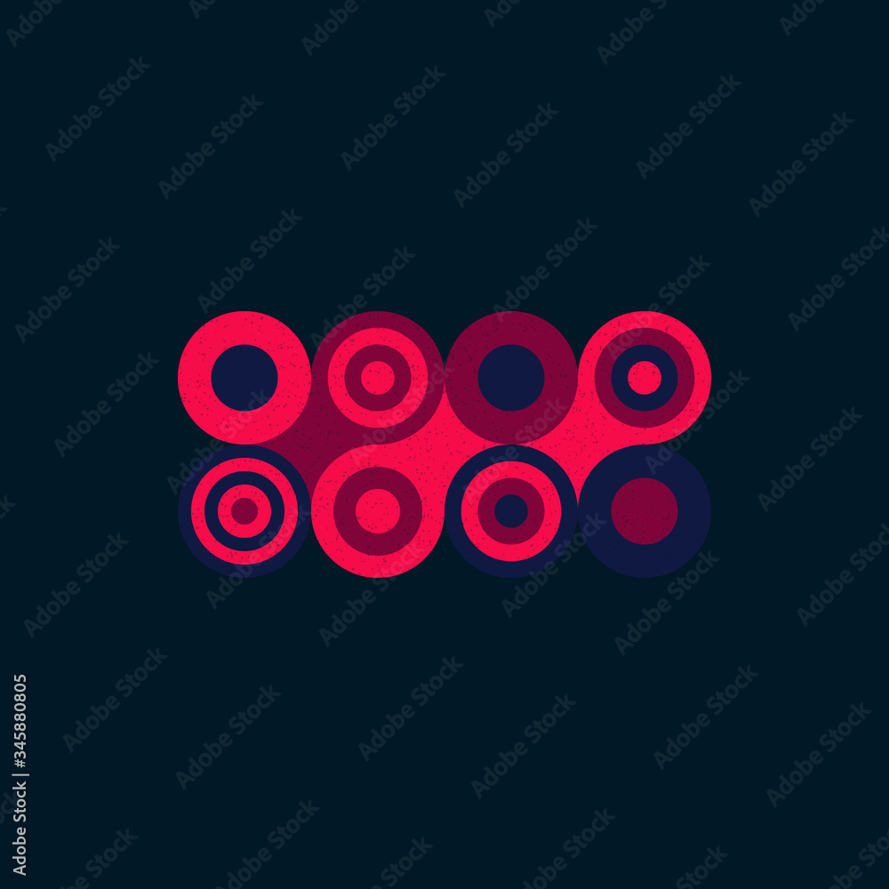 Colour Dots Universe Logo art design illustration Colour Dots Universe Logo art design illustration