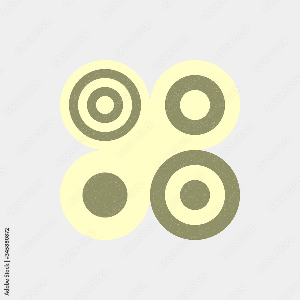 Colour Dots Universe Logo art design illustration Colour Dots Universe Logo art design illustration