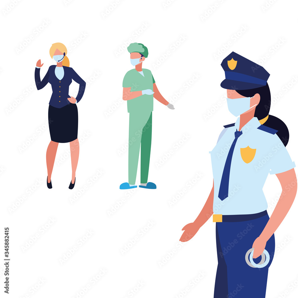 professional people wearing face mask professional people wearing face mask