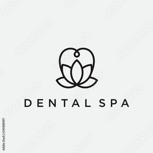 dental spa logo / spa icon