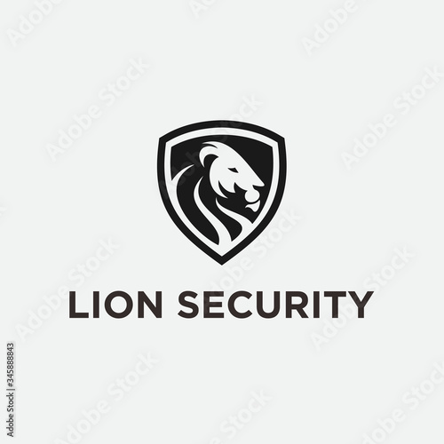 security lion logo / lion vector