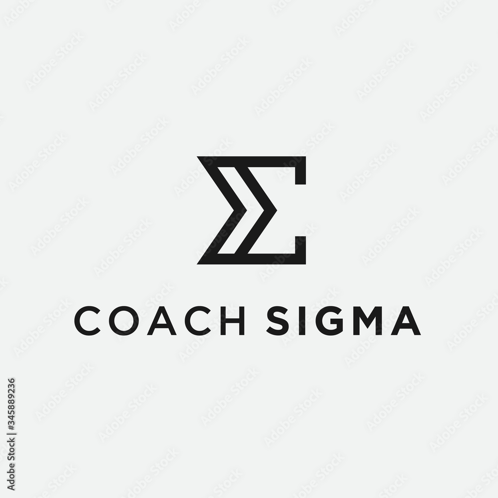 letter C sigma logo / sigma vector letter C sigma logo / sigma vector