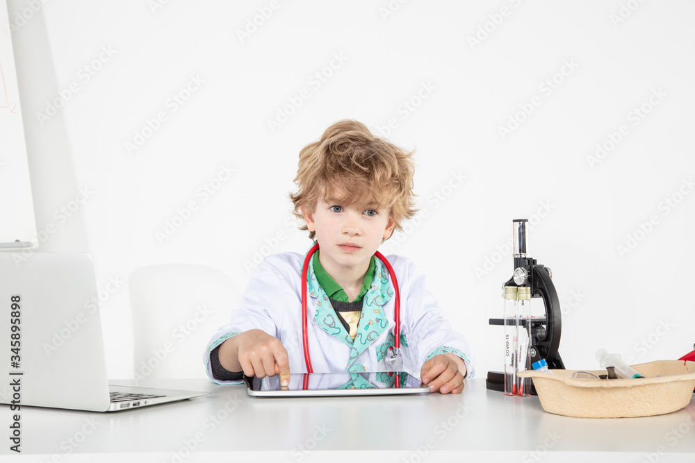 young doctor uses tablet, an innovation in online medicine young doctor uses tablet, an innovation in online medicine
