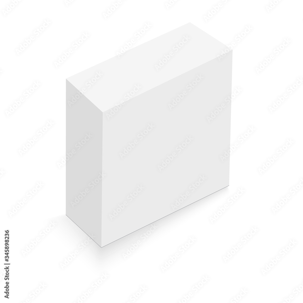 Realistic package box mock up. Vector Realistic package box mock up. Vector