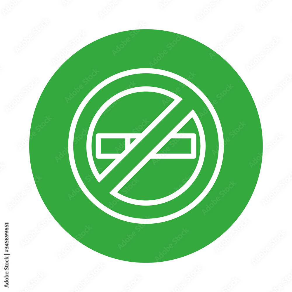 dont smoking signal isolated icon dont smoking signal isolated icon